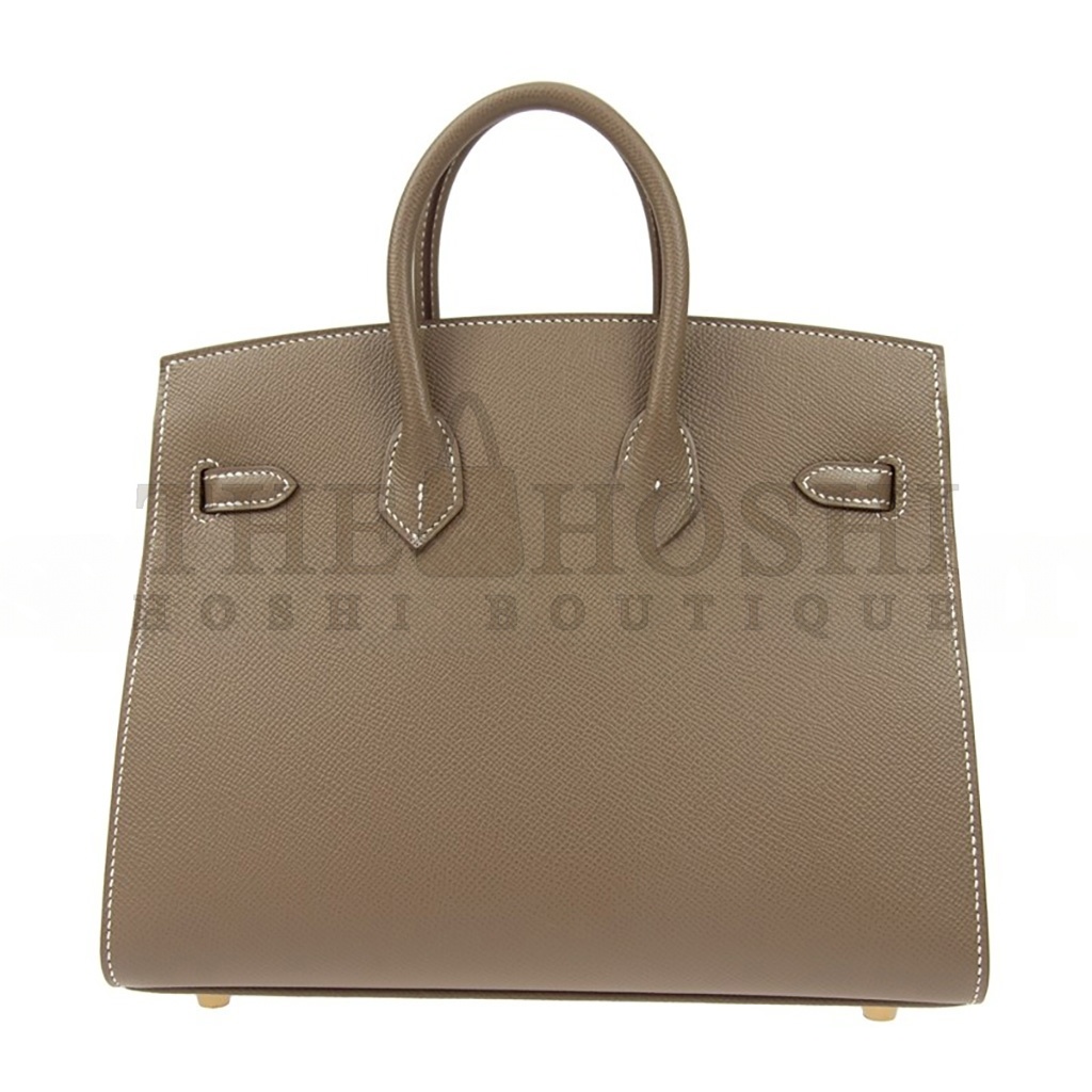 H**me5 BIRKIN 30 TOGO LEATHER ELEPHANT GREY GOLD BUCKLE BAG BK2518EPGPO (30*22*16cm) Master Quality